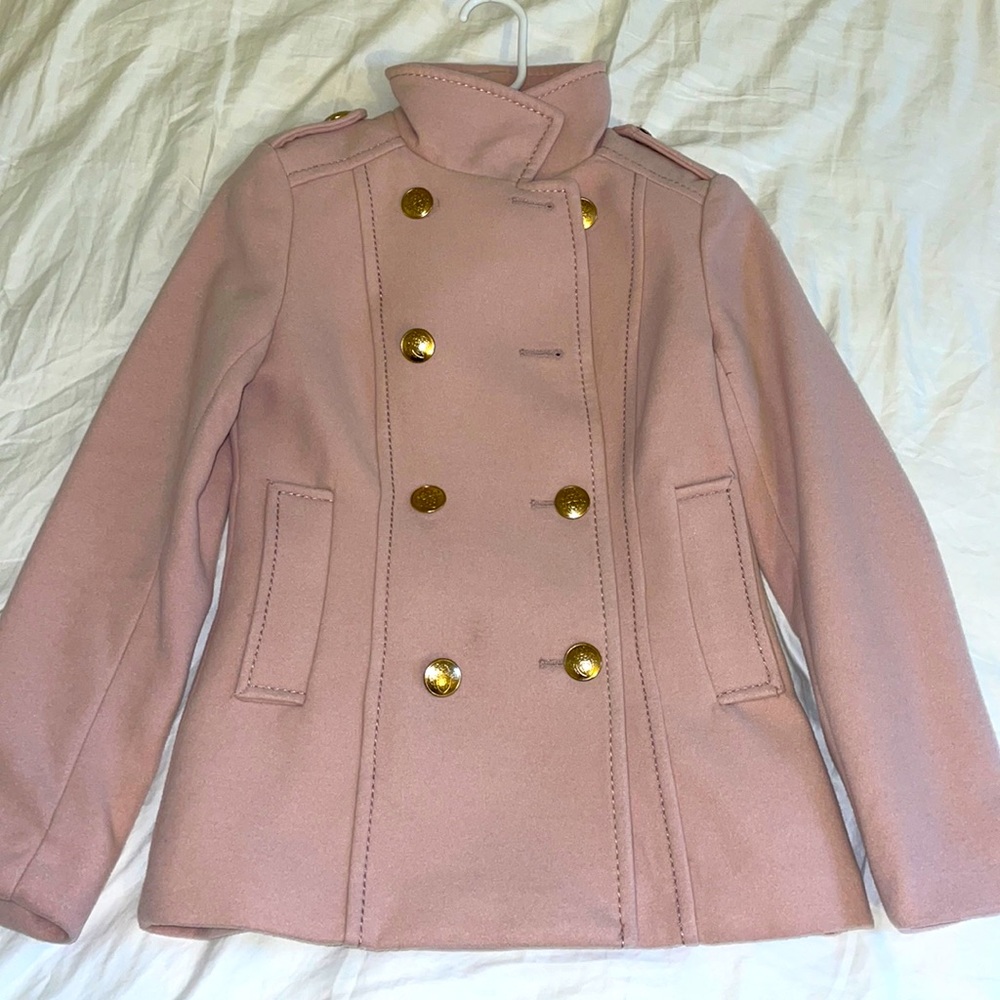 Light pink pea coat